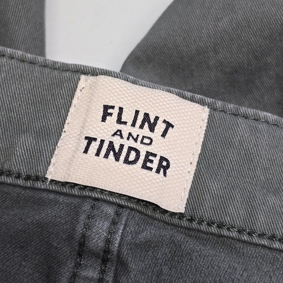 Flint and Tinder Pants Mens 31x30 (Fits 29x28.5) Green Slim Fit Twill Casual‎ - Picture 5 of 14
